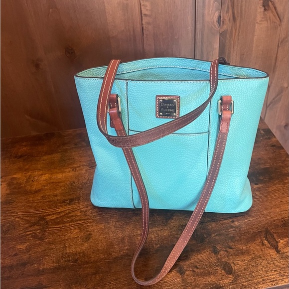 Dooney & Bourke authentic handbag. Teal pebble leather - Picture 3 of 10